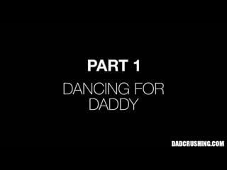 Bratty stepdaughter twerking for money for dance lessons fucks her daddy