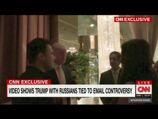 Video shows trump with associates tied to email controversy