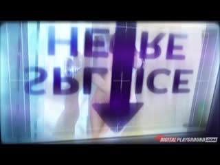 Босс трахнул пышногрудую секретаршу на своём рабочем столе