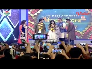 Barun sobti dan dalljiet kaur belajar pantun (meet and greet khushi stars)