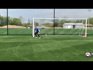 First training session in the designated goalkeeper area at @mercyhealthtc that grass looks great!