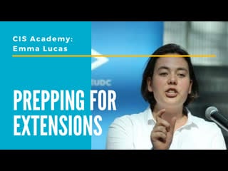 Cis academy prepping for extensions/closing halves emma lucas