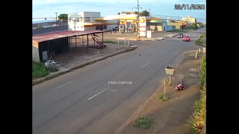 В бразилии пьяный водитель снес 50 летний мотоциклиста эузебио рего