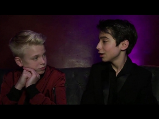 Carson lueders exclusive interview with aidan gallagher