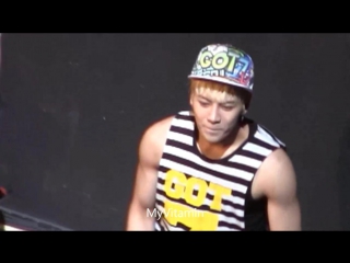 [фанкам] 150610 encore love train (джексон) @ 1st fan meeting in japan (osaka)
