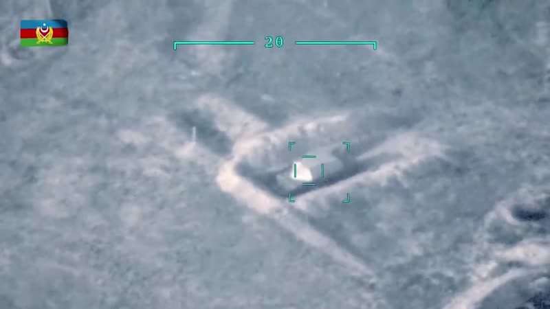 Поражение позиций и техники армянской армии, нагорный карабах, 28 сентября 2020 года