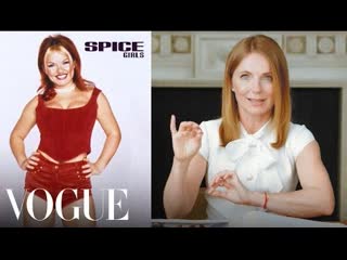 Geri halliwell in vogue ginger spice breaks down 11 looks, from spice girls to f1 life in looks