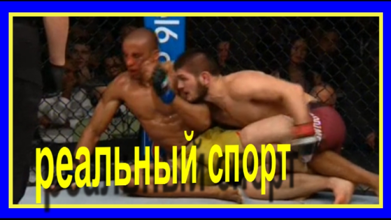 Реальный спорт смешанные единоборства уфс о поединке хабиб нурмагомедов и эдсон барбозо