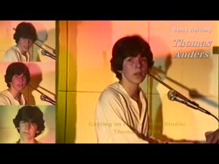 Bernd weidung alias thomas anders casting 1 3 hansa video studio 1979