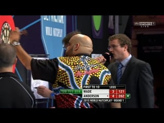 James wade vs kyle anderson (world matchplay 2015 / round 1)