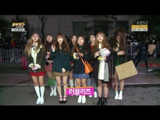 161228 ღ lovelyz backstage ღ kbs mv bank