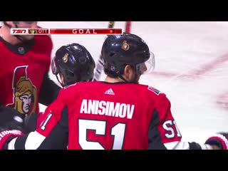 Anisimov, ennis link up in front dec 19, 2019