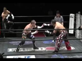 Takashi sasaki and daisuke masaoka vs jun kasai and masashi takeda