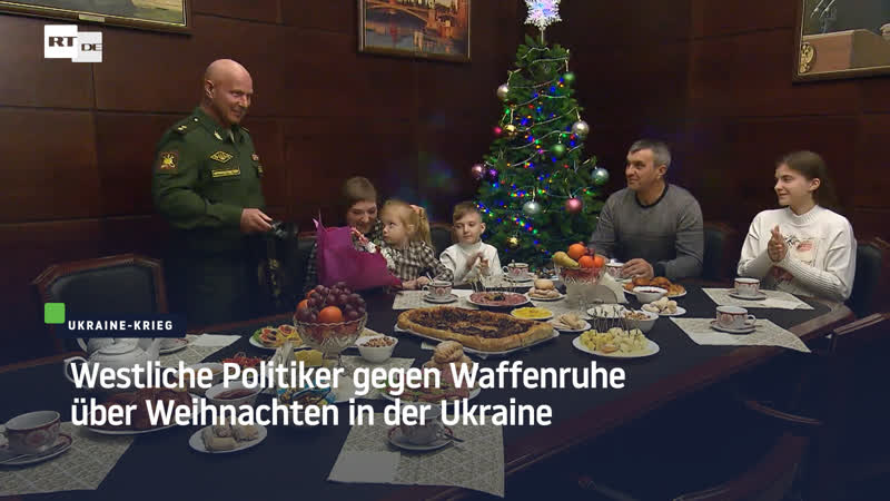 Westliche politiker gegen waffenruhe über weihnachten in der ukraine