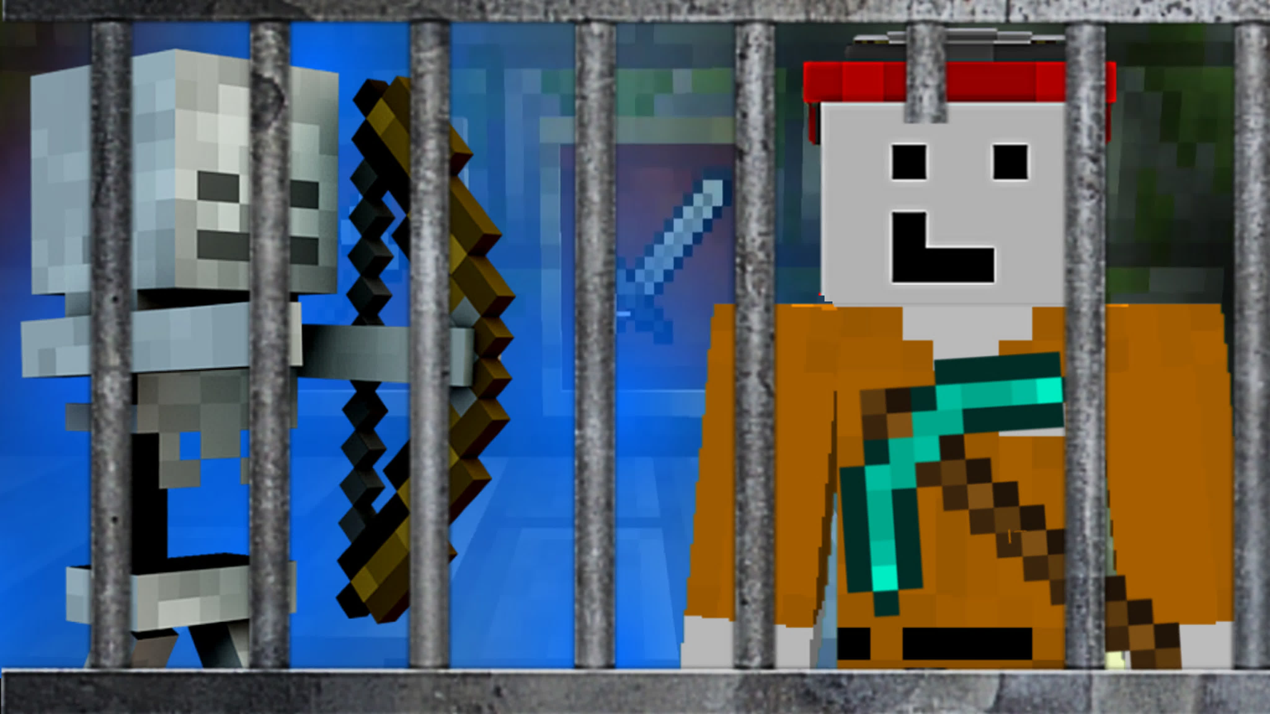 Битва строителей защищенная тюрьма в minecraft watch online