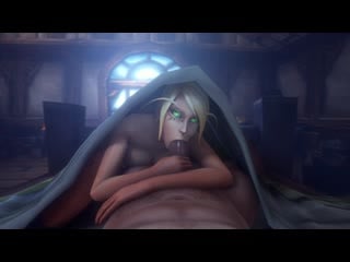 Alori (porn elf) sneaky; oral sex; minet; blowjob; deepthroat; facefuck; 3d sex porno hentai; (noname55) [world of warcraft]