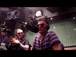 Johnny depp in studio with jonesys jukebox