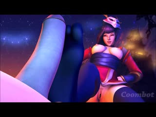 Akali kda footjob; foot fetish; masturbation; stockings; 3d sex porno hentai; [league of legends]