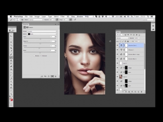 Сила photoshop ретушь портрета от начала до конца