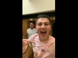 Absolute scenes in the dressing room mufc