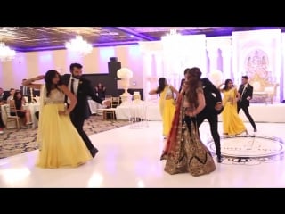 Tu cheez badi he mast indian sangeet dance performance by bride maids