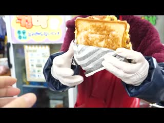 Top7 best korean street toast in seoul korean street food