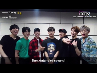 [official greetings] got7 greets indonesian igot7!