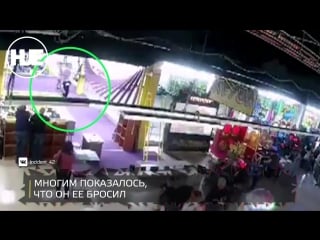 На пожаре в кемеровском тц выявили "поджигателя", который на самом деле спасал детей