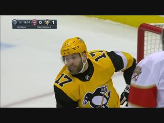 Jake guentzel and bryan rust combine to score a beautiful goal