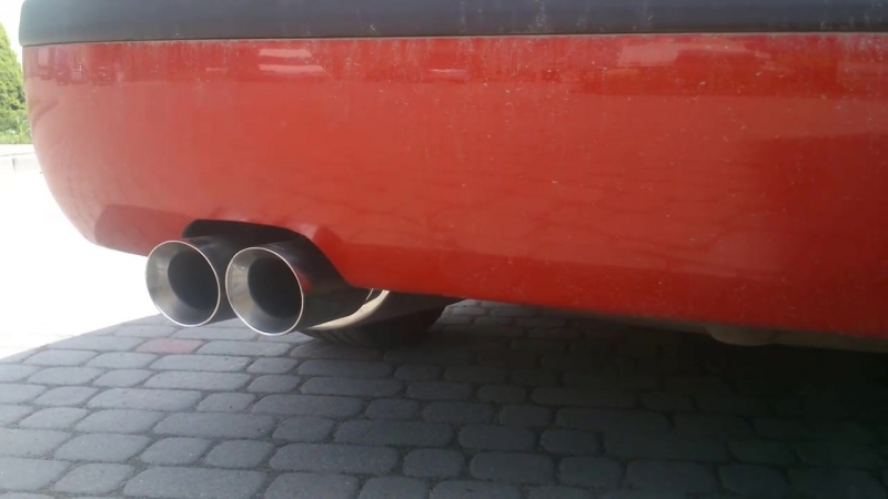 Skoda octavia 1 8 прямоток carex, спортивний вихлоп