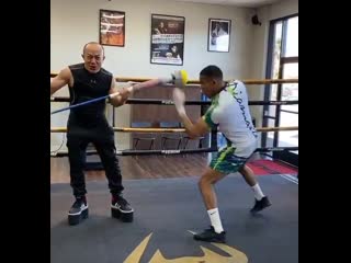 Felix verdejo and ismael salas putting in some work