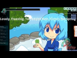 Kissu chan plays "the lovely, freezing, tomboyish bath, cirno's hot spring" osu beatmap