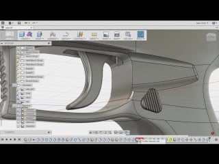 Isaac oster «refining the main grip form and adding the magazine base» (part 39/51)