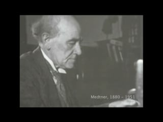 Medtner plays his own "sonata tragica", №5