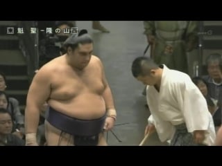 Sumo kaisei (brazil) 180kg vs takanoyama (czech) 98kg