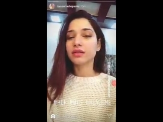 Tamanna in kgf set @tamannaahspeaks