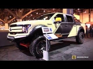 2018 ford f150 lariat by cj pony parts exterior walkaround 2017 sema las vegas