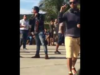 Bruno gagliasso no bastidores "sol nascente"