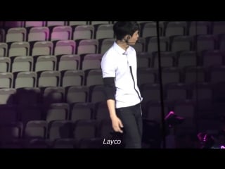 [fancam] 160305 exoluxion in dalian play boy lay