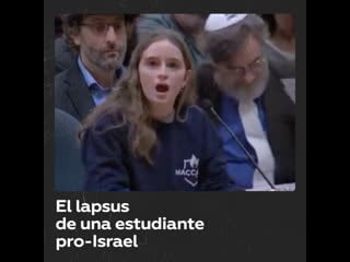 Una joven pro israel tiene un desliz al opinar sobre lo que ocurre en gaza