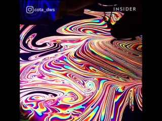 Body marbling under a blacklight is the ultimate trip