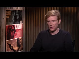 The kitchen cast interview melissa mccarthy, elizabeth moss, domhnall gleeson