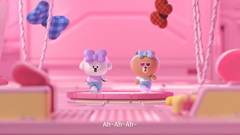Lexie liu x 吉克隽逸 蝴蝶结联萌 | linefriends
