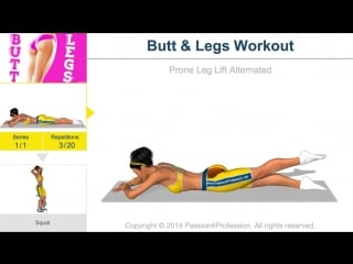 Butt & legs workout passion4profession
