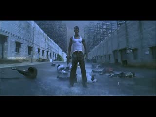 Fight, stabbed & get shot scene of sathyam