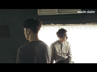 [bts] beast marie claire magazine july 2016 issue photoshoot making