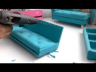 Manualidad sofa para munecas barbie diysofa for barbie dolls