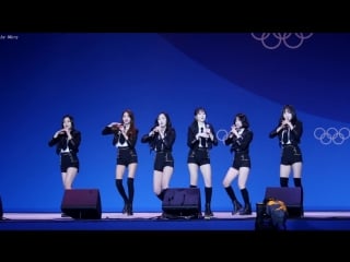 180223 여자친구 (gfriend) fingertip(핑거팁) [전체] 직캠 fancam (평창 동계올림픽 헤드라이너쇼 ) by mera