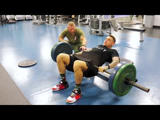 Dustin poirier post surgery core glute workout