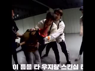 Hannie and junnie really had much fun on jihoon bday party mp4